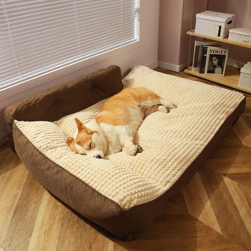 All Seasons Thickened Large Washable Cat & Dog Pillow Bed - milospaw