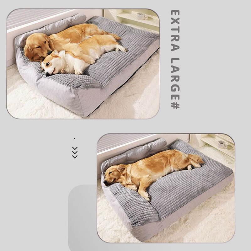 All Seasons Thickened Large Washable Cat & Dog Pillow Bed - milospaw