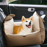 Bear Ears Pet Car Safety Bed Dog Car Seat Bed - milospaw