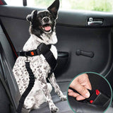 Buffer Adjustable Dog Car Seat Belt - milospaw