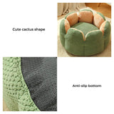 Cactus Shape Comfy Pet Bed - milospaw