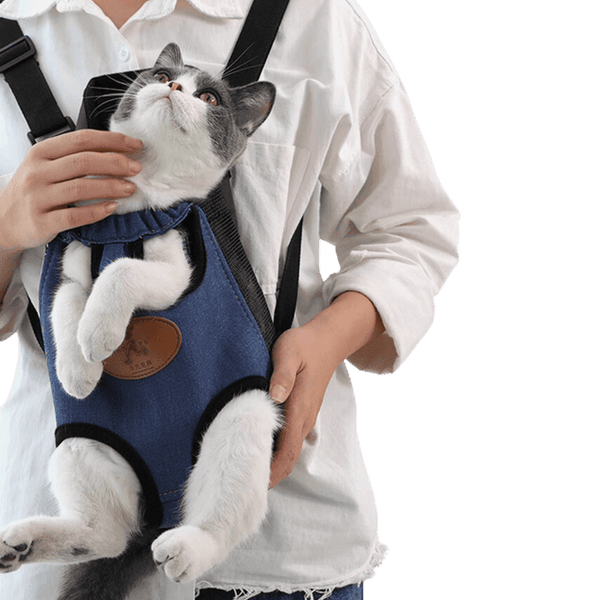 Cat Front Carrier Bag - milospaw