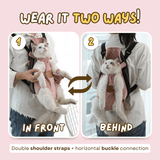 Cat Front Carrier Bag - milospaw