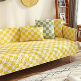 Colorful Checkerboard Anti-scratch Furniture Protector Couch Cover - milospaw