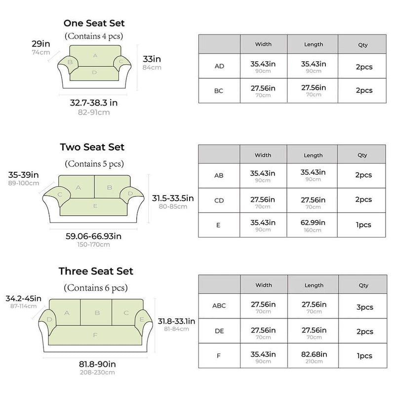 Cotton Plaid Anti-scratch Couch Cover - milospaw