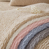 Cream Colour Berber Fleece Anti-Scratch Couch Cover - milospaw