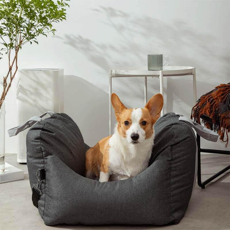 Dog Car Seat Bed - First Class - milospaw