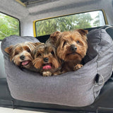 Dog Car Seat Bed - First Class - milospaw