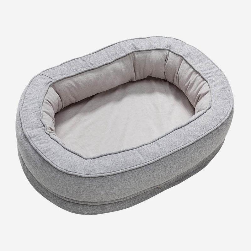 Donut Fluffy Orthopedic Dog Bed - milospaw