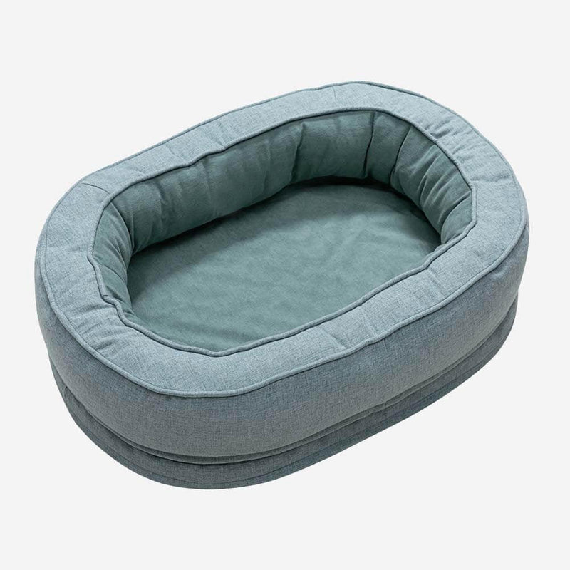 Donut Fluffy Orthopedic Dog Bed - milospaw