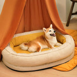 Donut Fluffy Orthopedic Dog Bed - milospaw