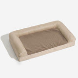 Faux Fleece & Suede Full Support Orthopedic Dog Bed - milospaw