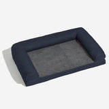 Faux Fleece & Suede Full Support Orthopedic Dog Bed - milospaw