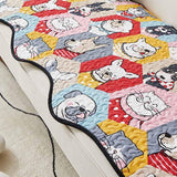 Funny Cotton Protective Couch Cover - Dog & Cat Puzzle - milospaw