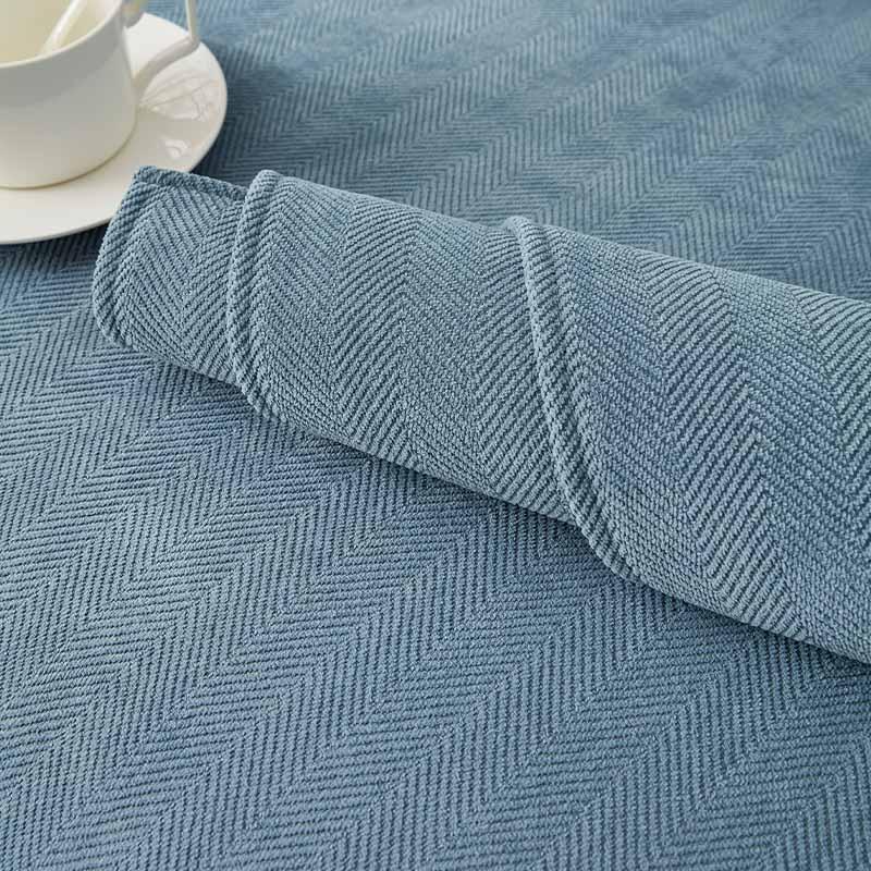 Herringbone Chenille Fabric Furniture Protector Couch Cover - milospaw