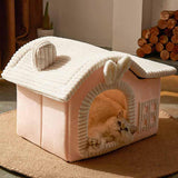 House Design Semi-Enclosed Cat Bed - milospaw