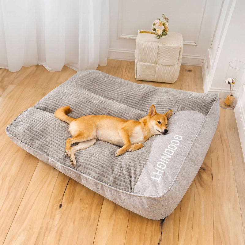 Large Thick Scratch-resistant Spine Protection Dog Cushion Bed - milospaw