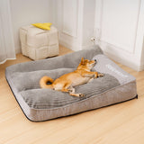 Large Thick Scratch-resistant Spine Protection Dog Cushion Bed - milospaw