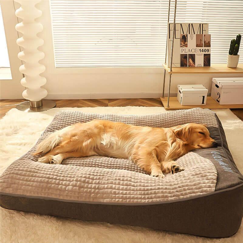 Large Thick Scratch-resistant Spine Protection Dog Cushion Bed - milospaw