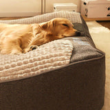 Large Thick Scratch-resistant Spine Protection Dog Cushion Bed - milospaw