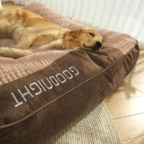 Large Thick Scratch-resistant Spine Protection Dog Cushion Bed - milospaw