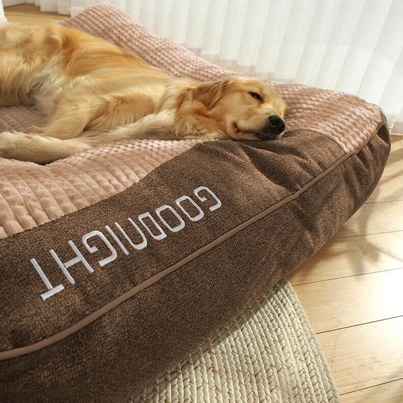 Large Thick Scratch-resistant Spine Protection Dog Cushion Bed - milospaw