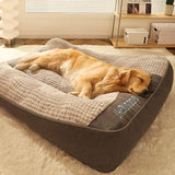 Large Thick Scratch-resistant Spine Protection Dog Cushion Bed - milospaw