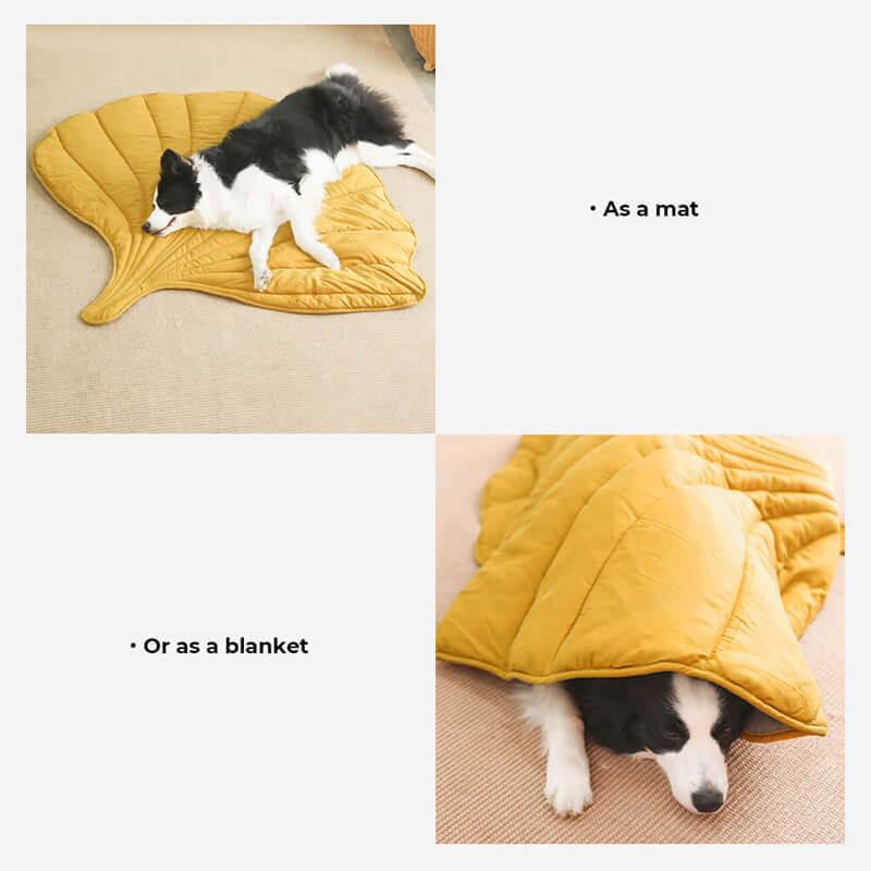 Leaf Shape Dog Blanket - milospaw