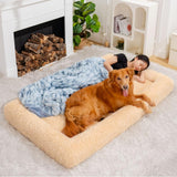 Luxury Super Large Sleep Deeper Human Dog Bed - milospaw