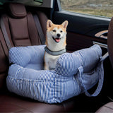 Portable Leisure Outing Pet Bolster Dog Car Seat Bed - milospaw