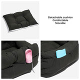 Portable Leisure Outing Pet Bolster Dog Car Seat Bed - milospaw