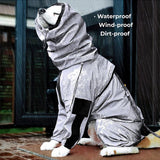 Reflective All-weather Waterproof Dog Rain Coat - milospaw