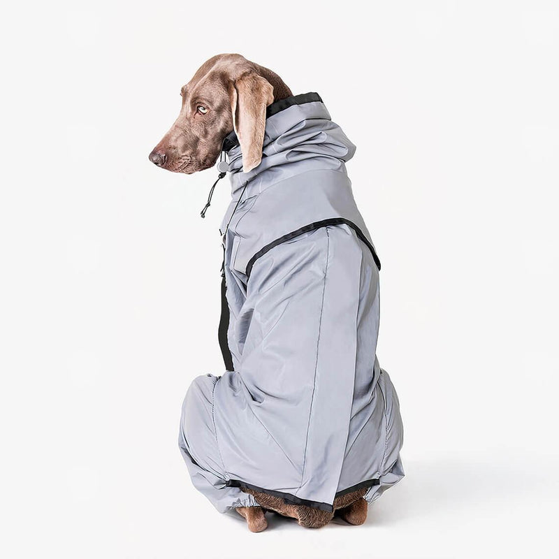 Reflective All-weather Waterproof Dog Rain Coat - milospaw