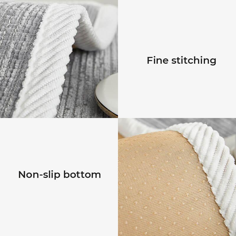 Simple Striped Chenille Anti-scratch Couch Cover - milospaw