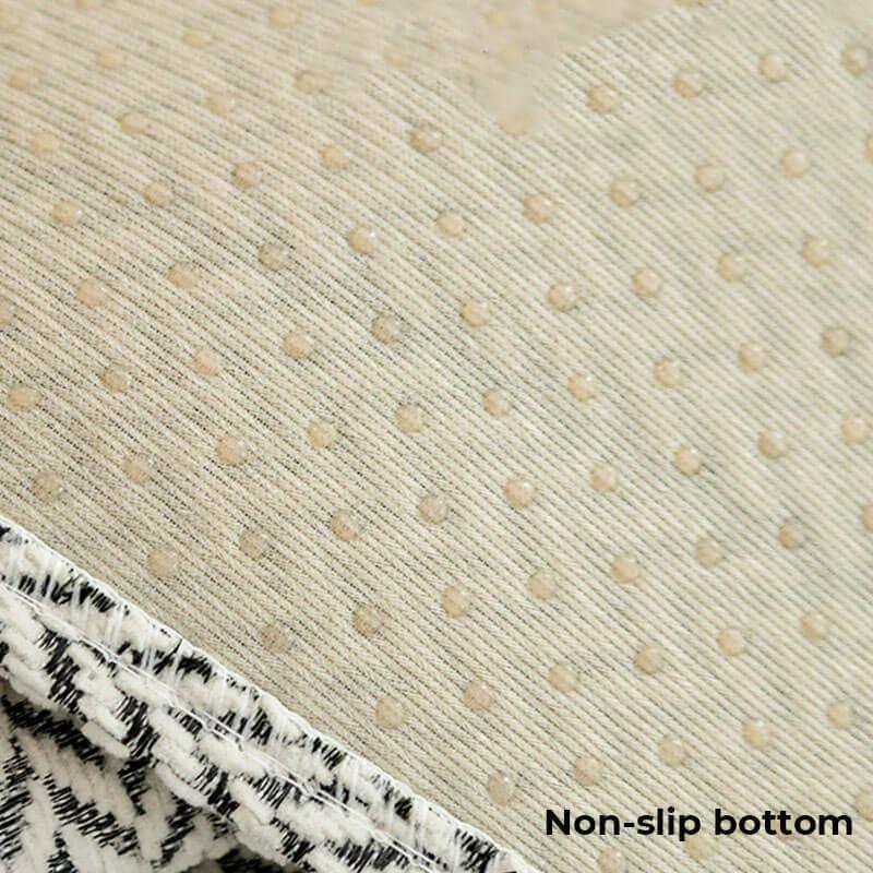 Solid Colour Chenille Anti-scratch Herringbone Couch Cover - milospaw