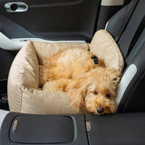 Travel Bolster Full Durable Washable Dog Car Back Seat Bed - milospaw