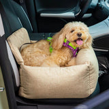 Travel Bolster Full Durable Washable Dog Car Back Seat Bed - milospaw