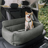 Travel Bolster Full Durable Washable Dog Car Back Seat Bed - milospaw