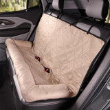 Travel Bolster Safety Medium Large Dog Car Back Seat Bed - milospaw