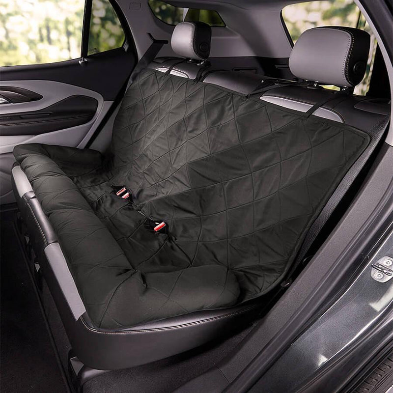 Travel Bolster Safety Medium Large Dog Car Back Seat Bed - milospaw