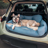 Travel Bolster Safety Medium Large Dog Car Back Seat Bed - milospaw