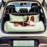 Travel Bolster Safety Medium Large Dog Car Back Seat Bed - milospaw