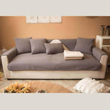 Ultrasoft Teddy Fleece Warm Non-Slip Couch Cover - milospaw